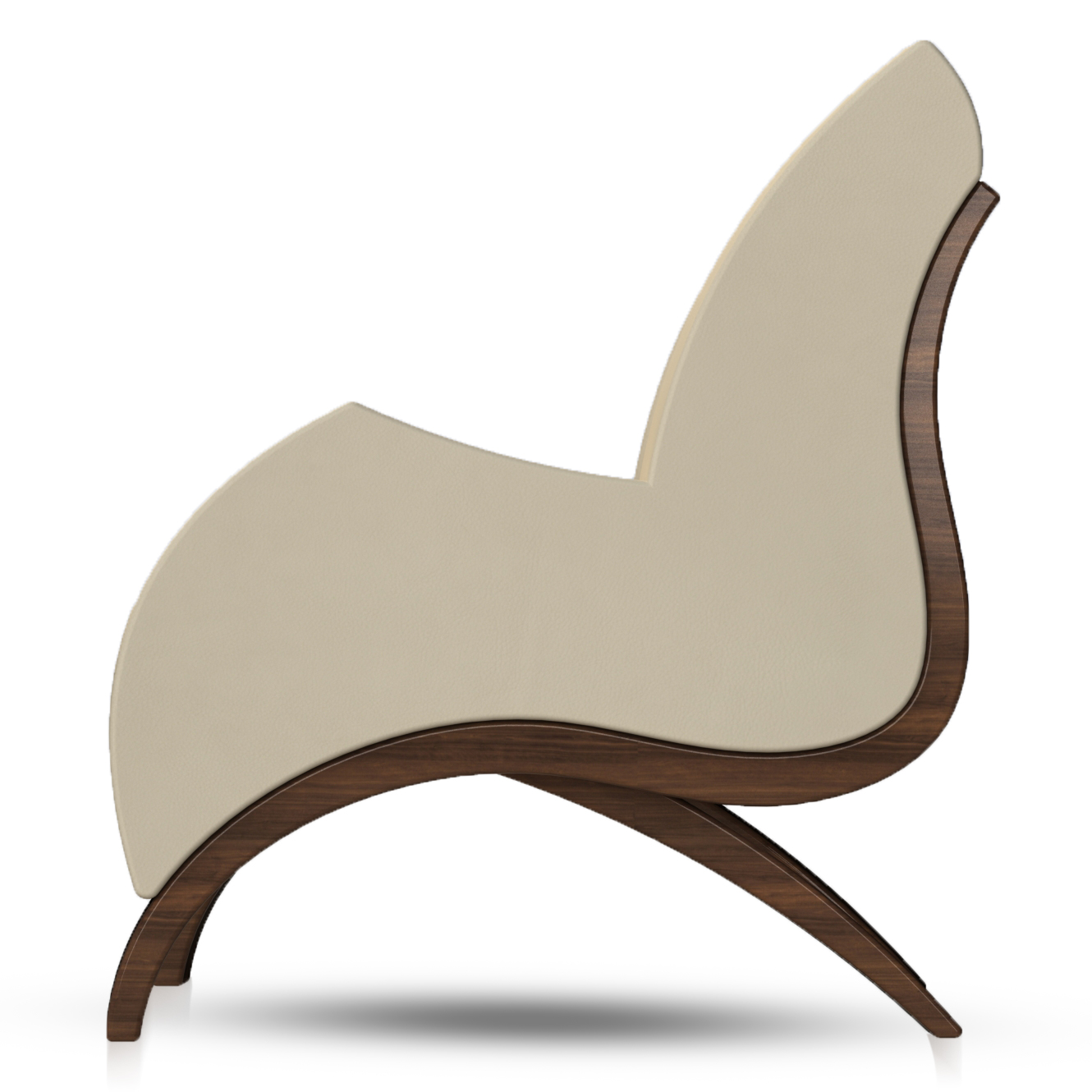Giancarlo Studio Furniture Lydig Lounge Chair Couch Arm Walnut Wood_4.jpg