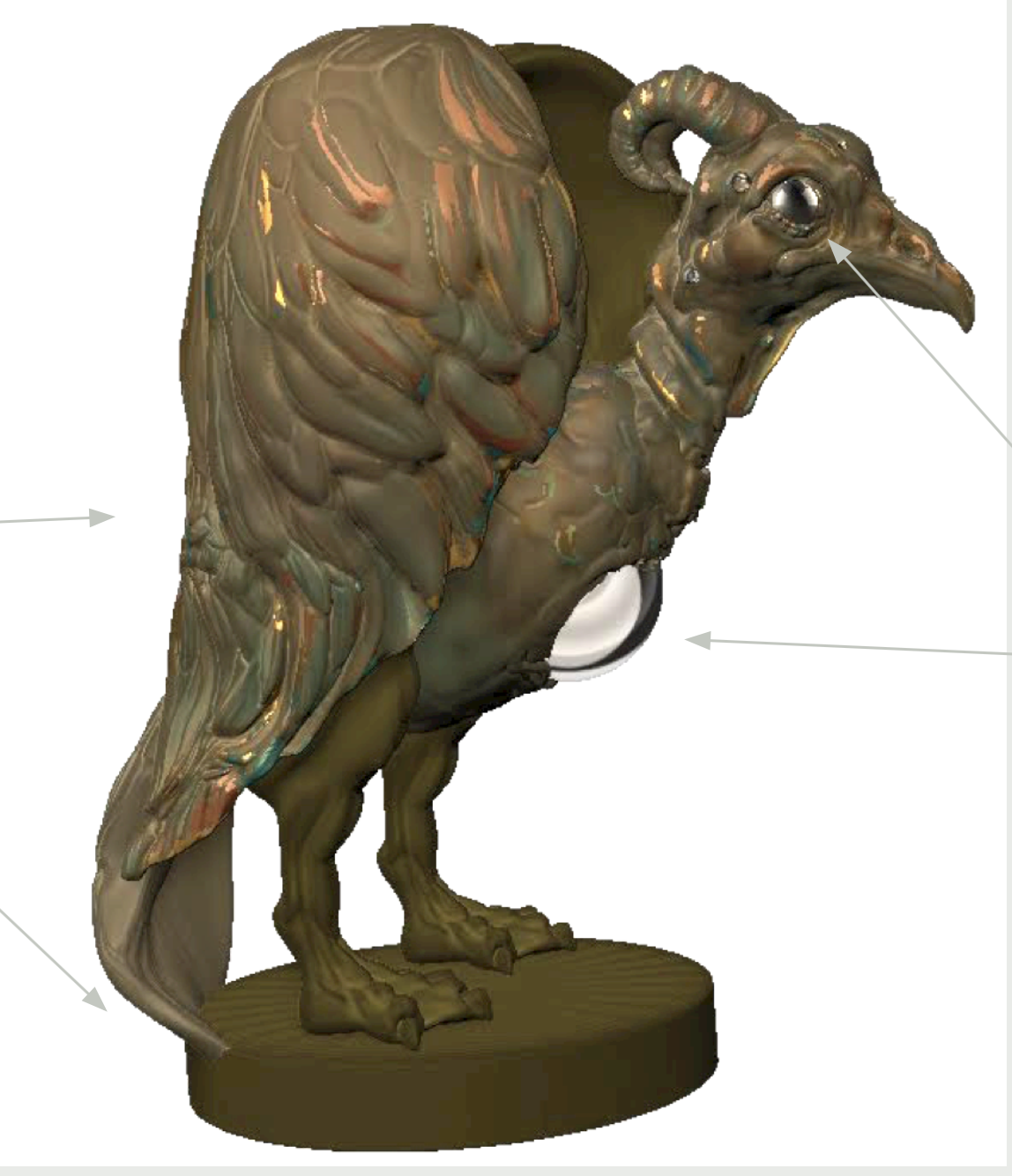  3D Model created in Zbrush 