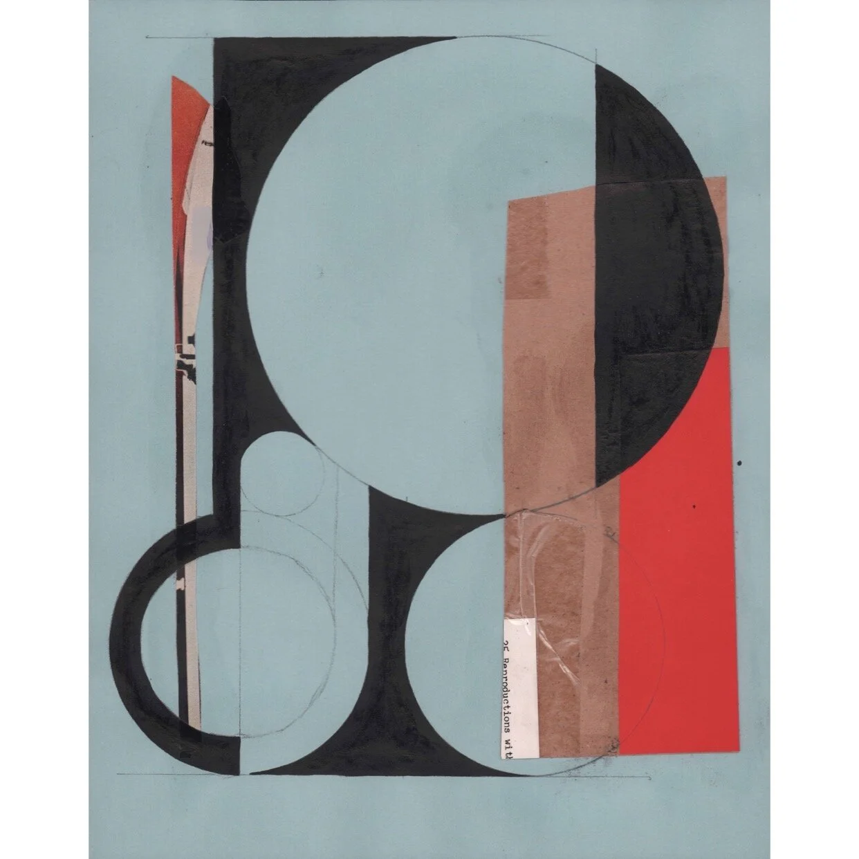  2019 / mixed media collage 