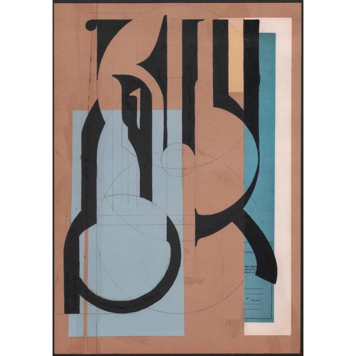  2019 / mixed media collage 