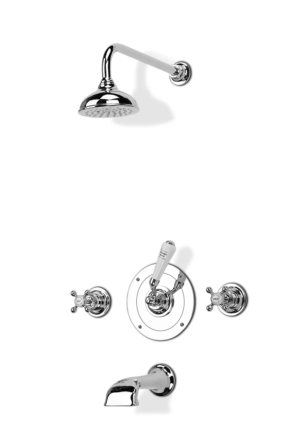 traditional elegance | shower and tub filler | Barber Wilsons