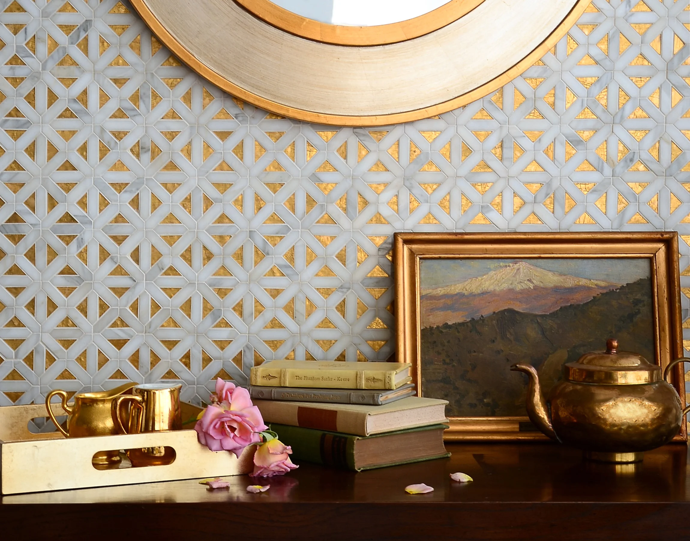 gold leaf & marble
