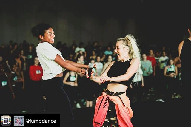Our Teen Female Best Dancer @kelisrobinsonn living her best life @jumpdance  with @nikakljun.  Awesome job this weekend Kelis!! ❤️❤️. Repost from @jumpdance using @RepostRegramApp - Partying away!!! #jumpdance #jumptour #breakthefloor #jumpTO