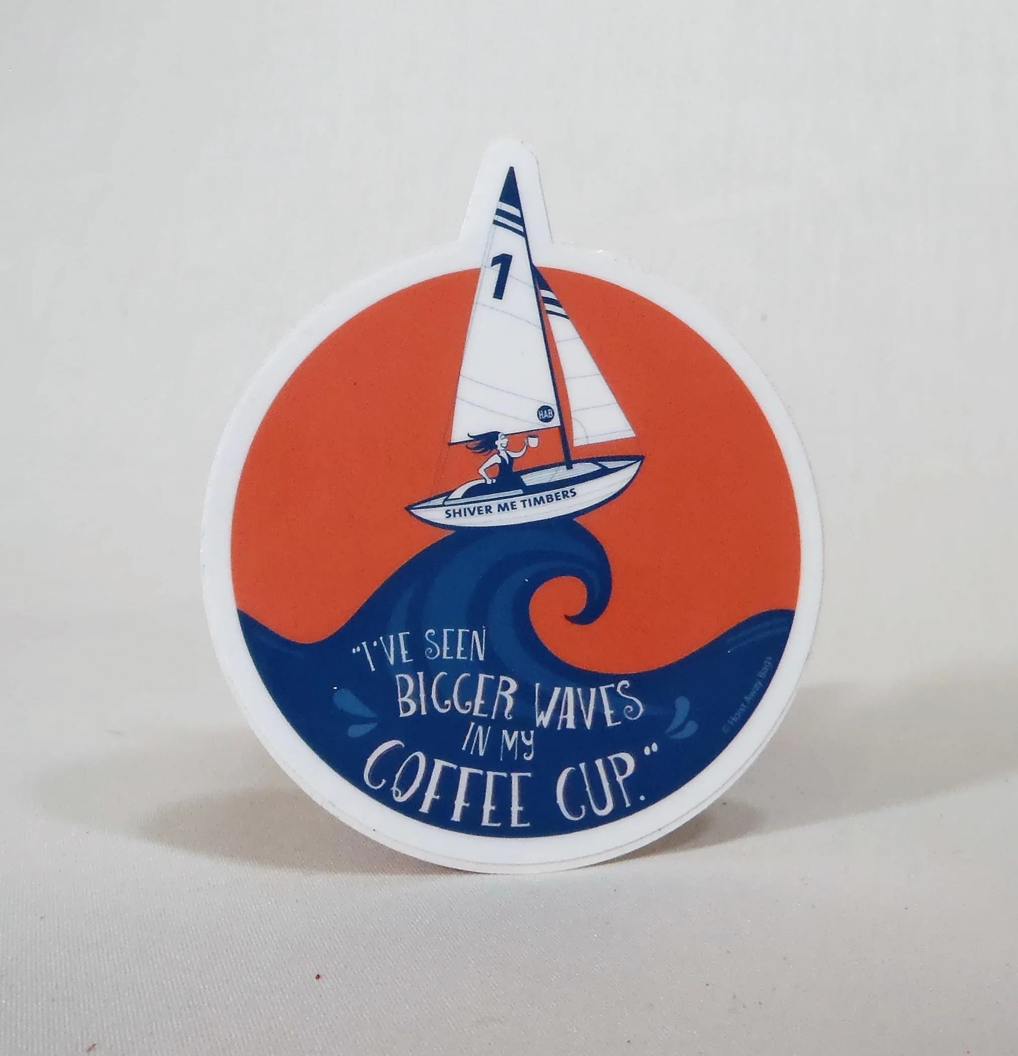 "Shiver Me Timbers" Sticker