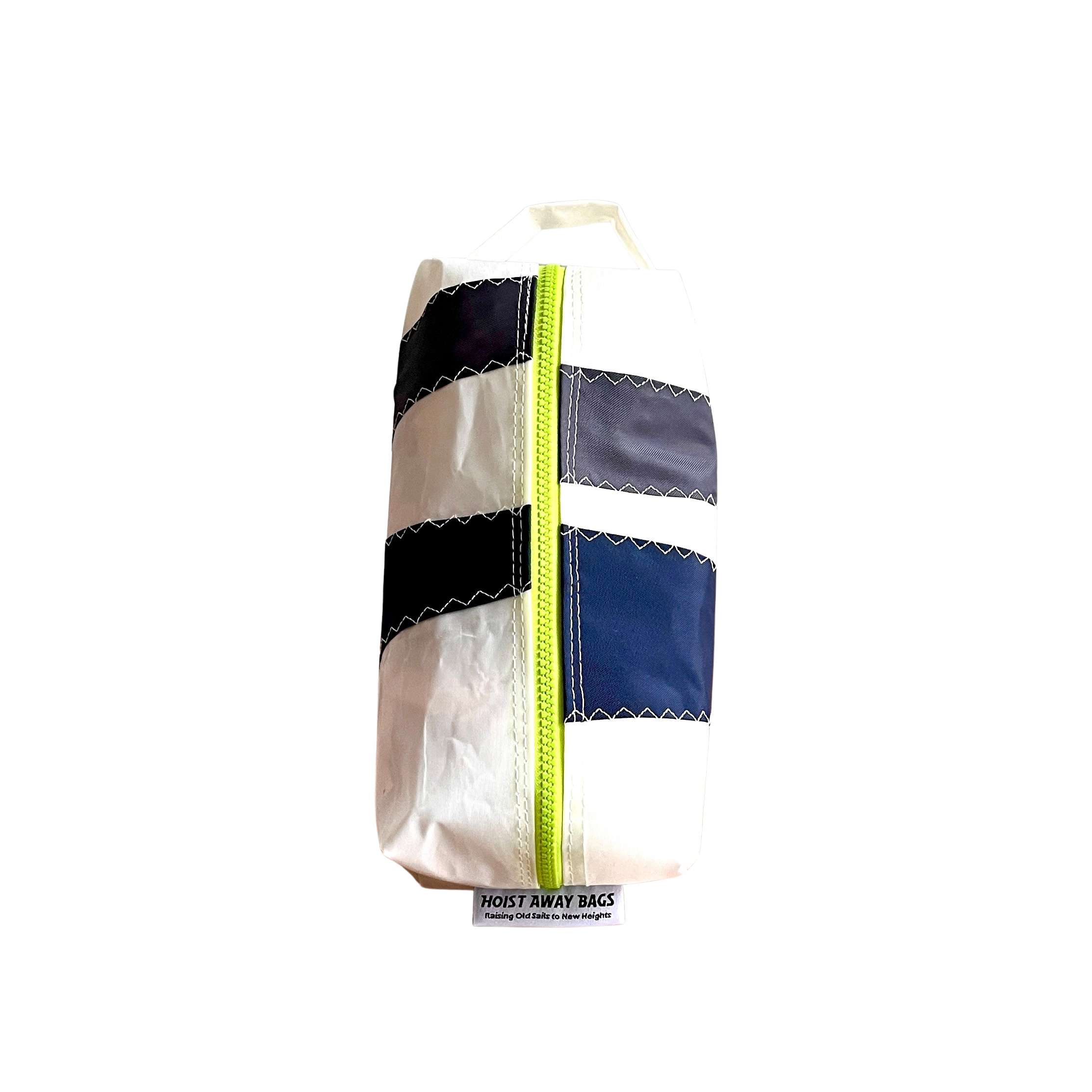 TOILETRY SAILBAG (Large): Navy, Dark Grey and Lime Green