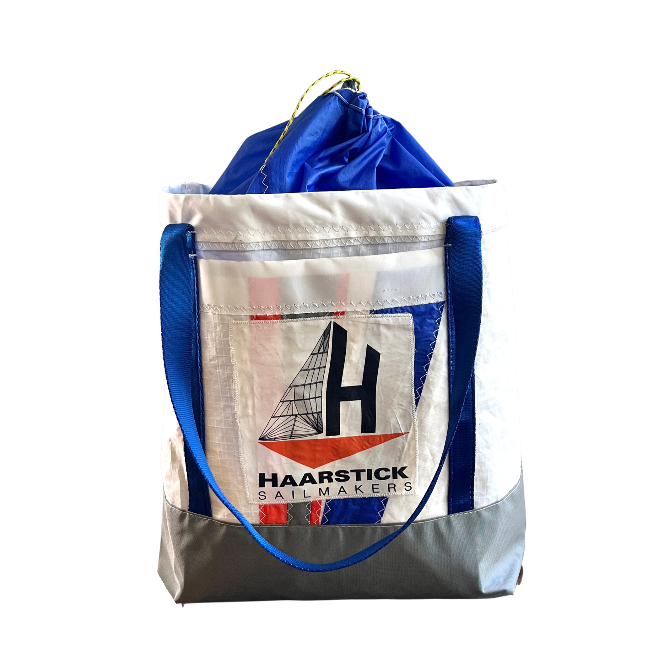 STOWAWAY SAILBAG (Medium): Gray, Royal Blue and Orange