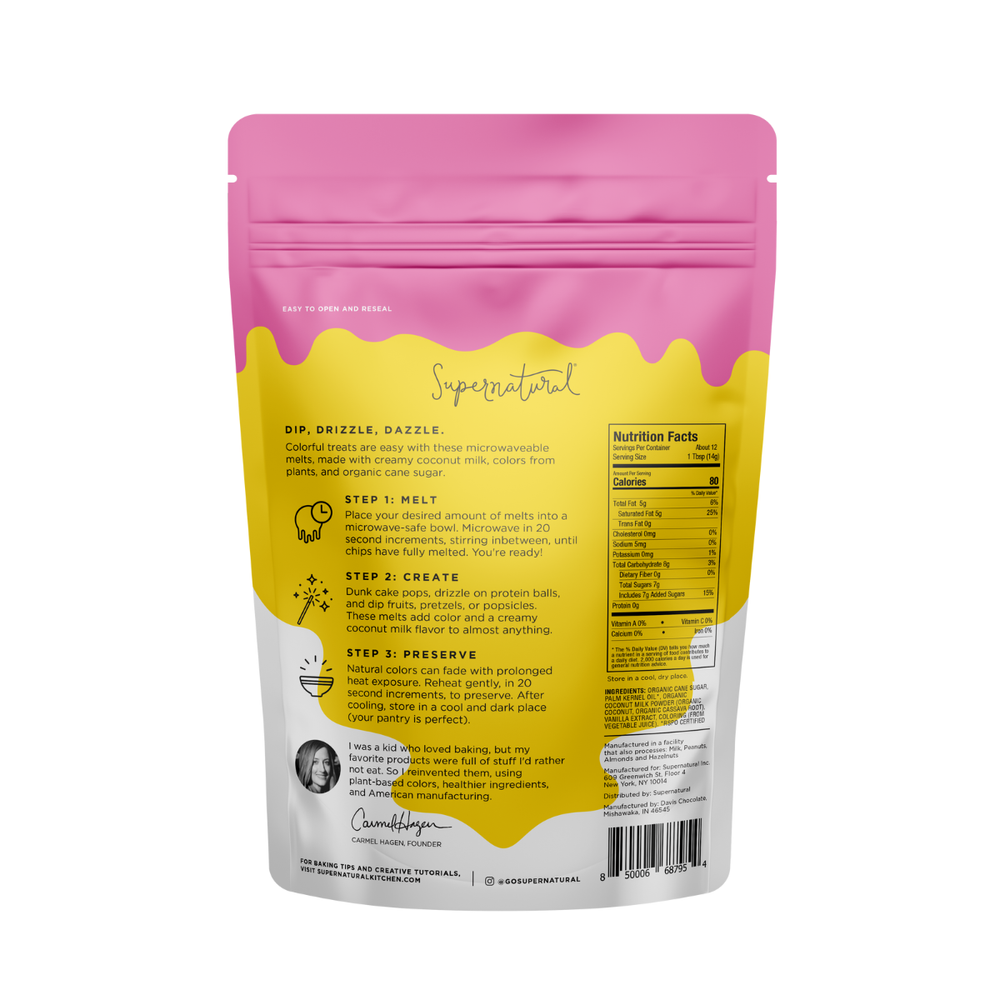 Dye-Free Baking and Melting Morsels - Pink — Supernatural