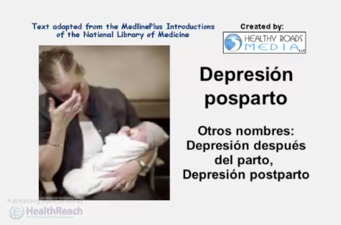 Postpartum Depression: MedlinePlus