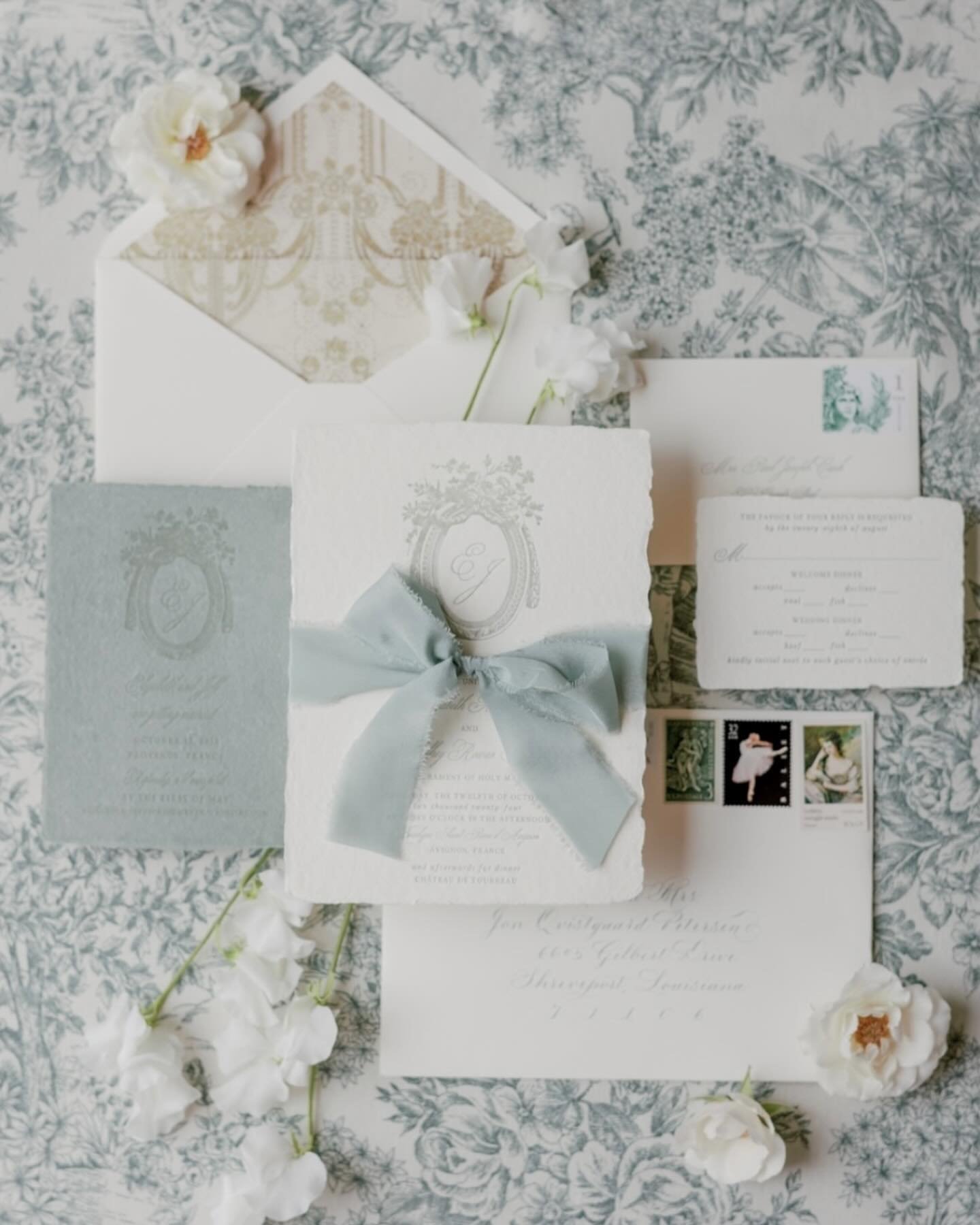 Months of planning and execution for the most gorgeous suite of wedding paper. We are swooning! Can&rsquo;t wait to show you the rest of it!