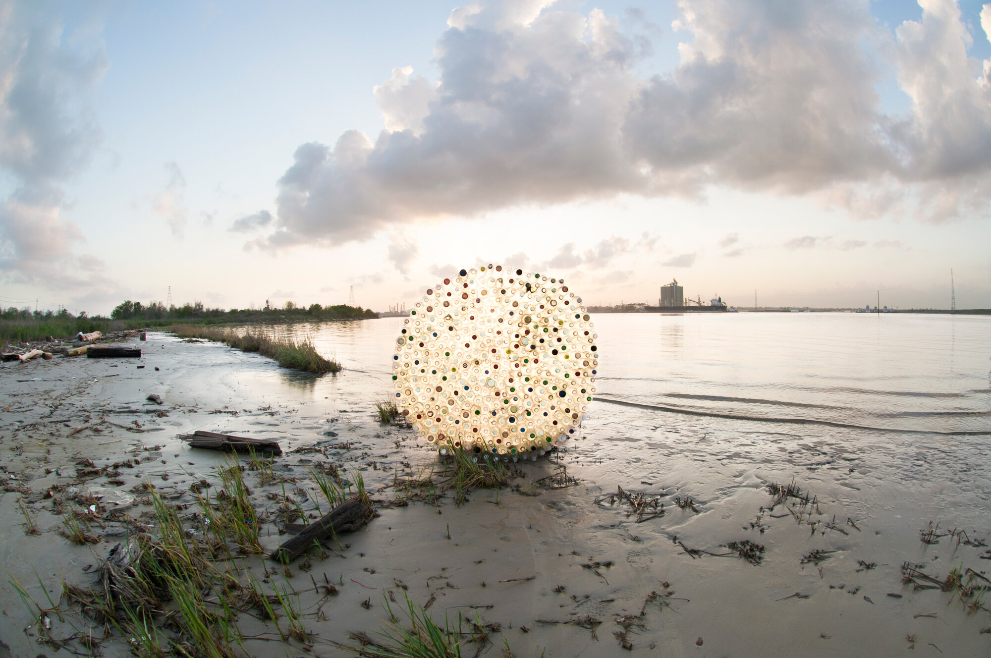  DIRECTOR’S AWARD  JEREMY UNDERWOOD,  Plastic Bottle Debris Circle,  2016. 18x24”. Photography. $800. 