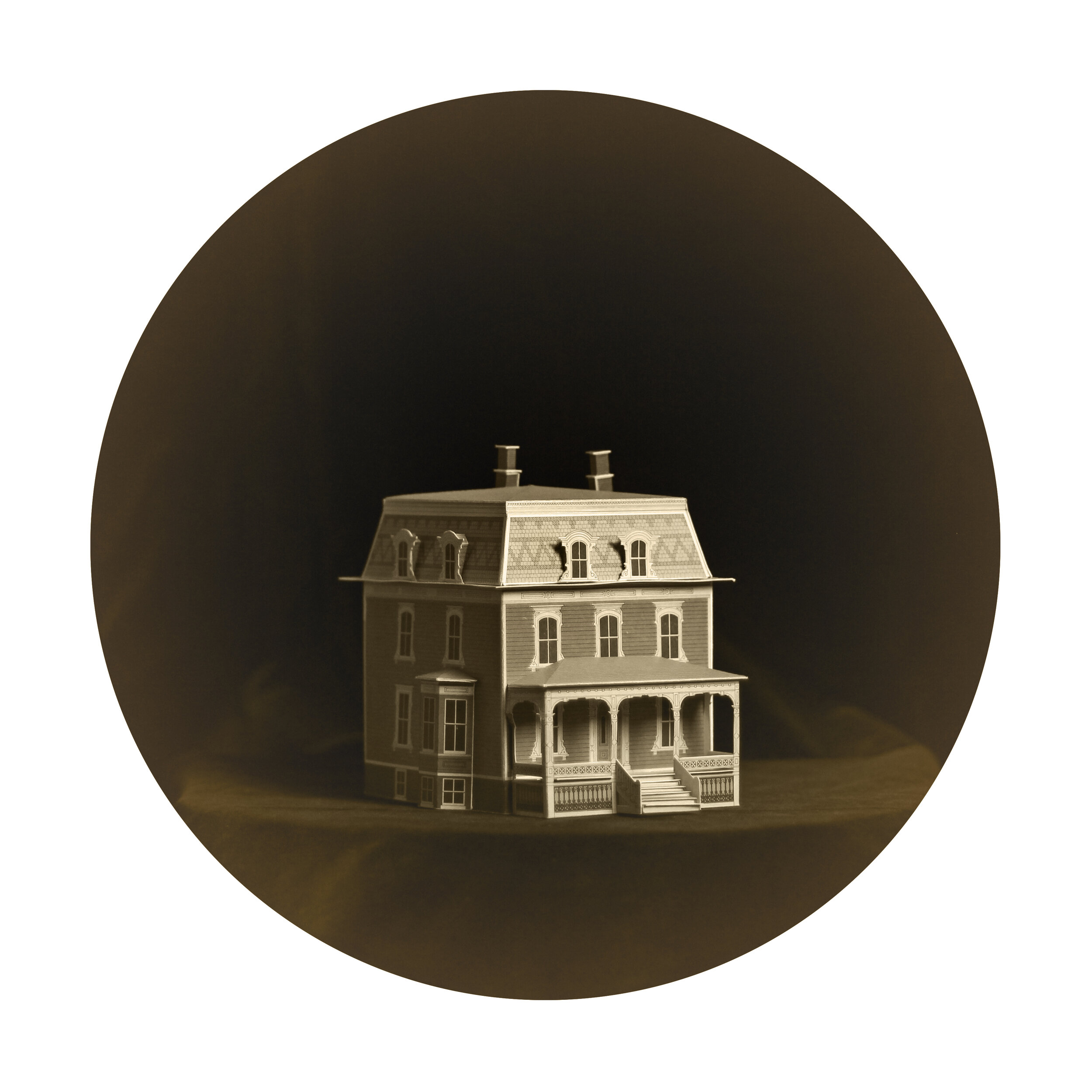  AMBER J ANDERSON,  Houses I Have Haunted: Second Empire,  2021. 12x12”. Archival pigment print. NFS. 