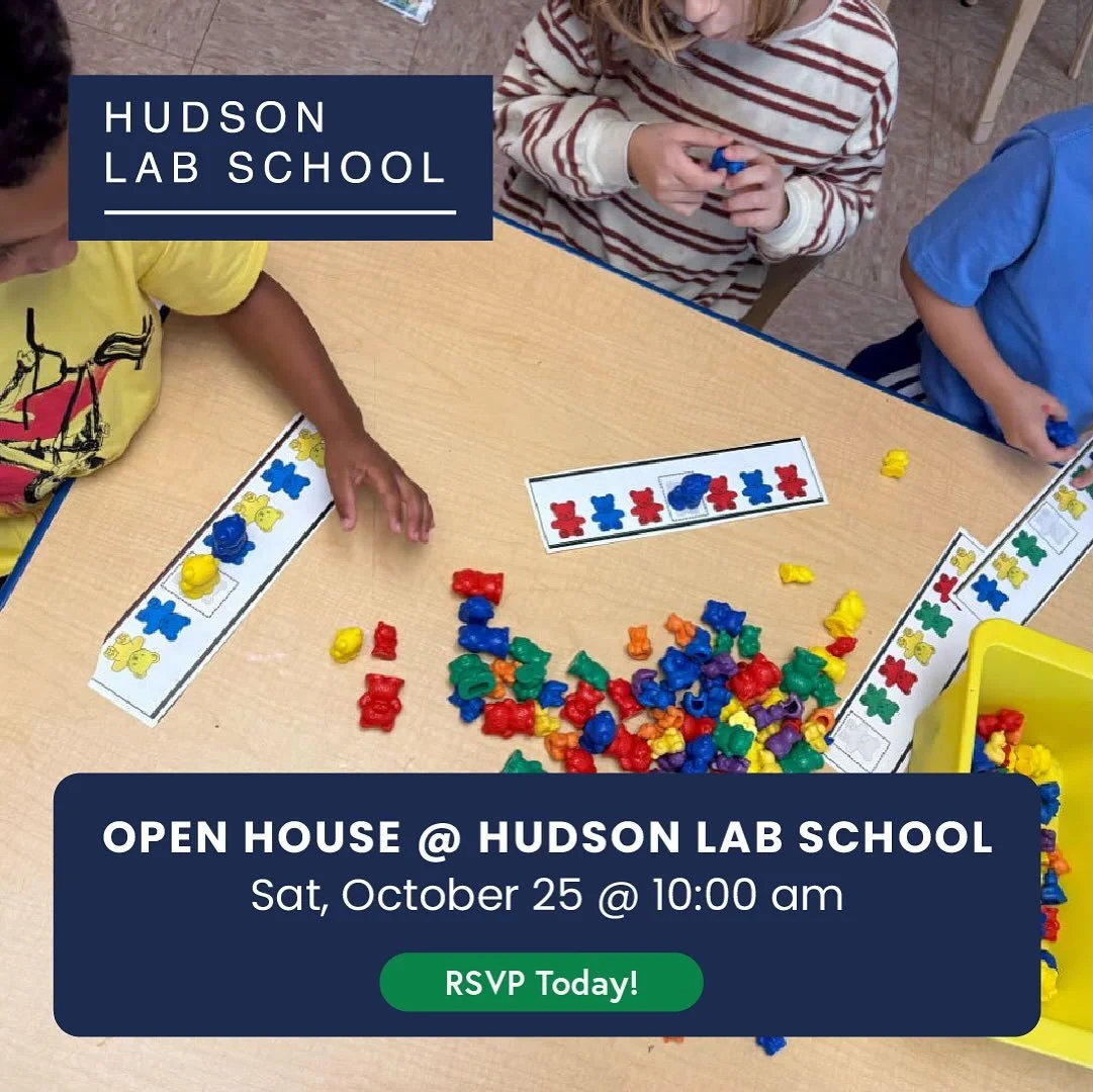 Discover Hudson Lab School! 

Join us for our Open House on Saturday, October 25 at 10:00 AM and see what learning looks like in action. Meet our vibrant community, explore our beautiful campus, and experience how Project-Based Learning sparks creati