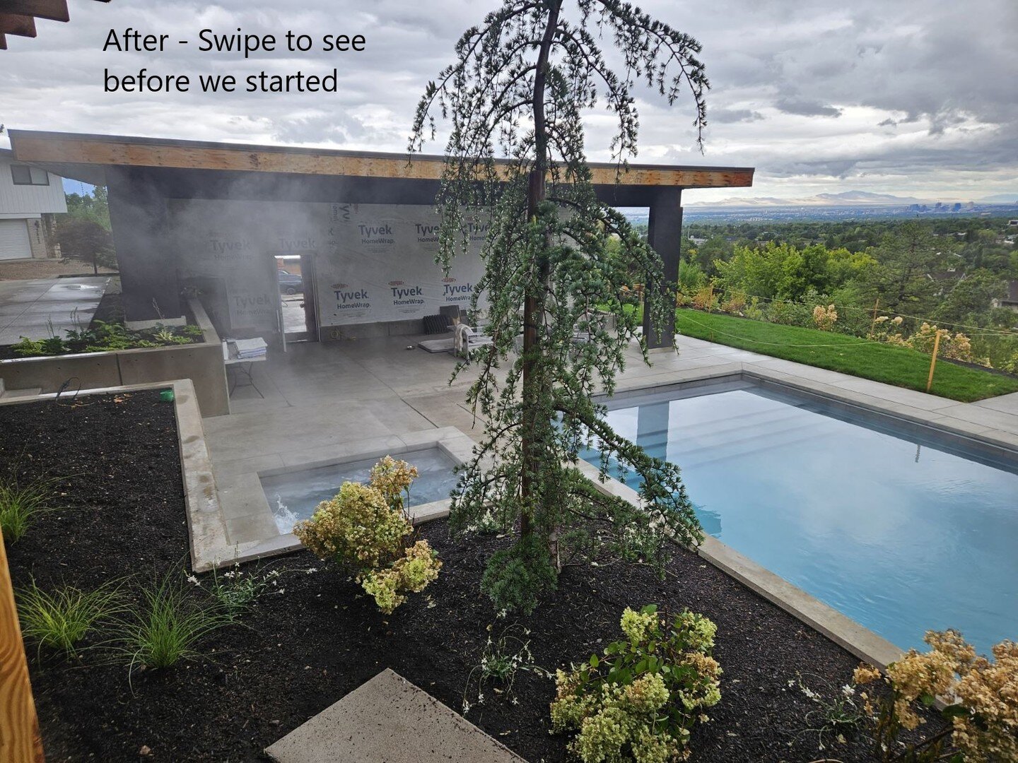 This jaw-dropping transformation has created a functional recreation and relaxation outdoor space from our client's steeply sloped lawn. We love how this turned out!
Landscape design by @simschwobe 
Pool subcontractor Aspen Pools
#landscapedesign #la