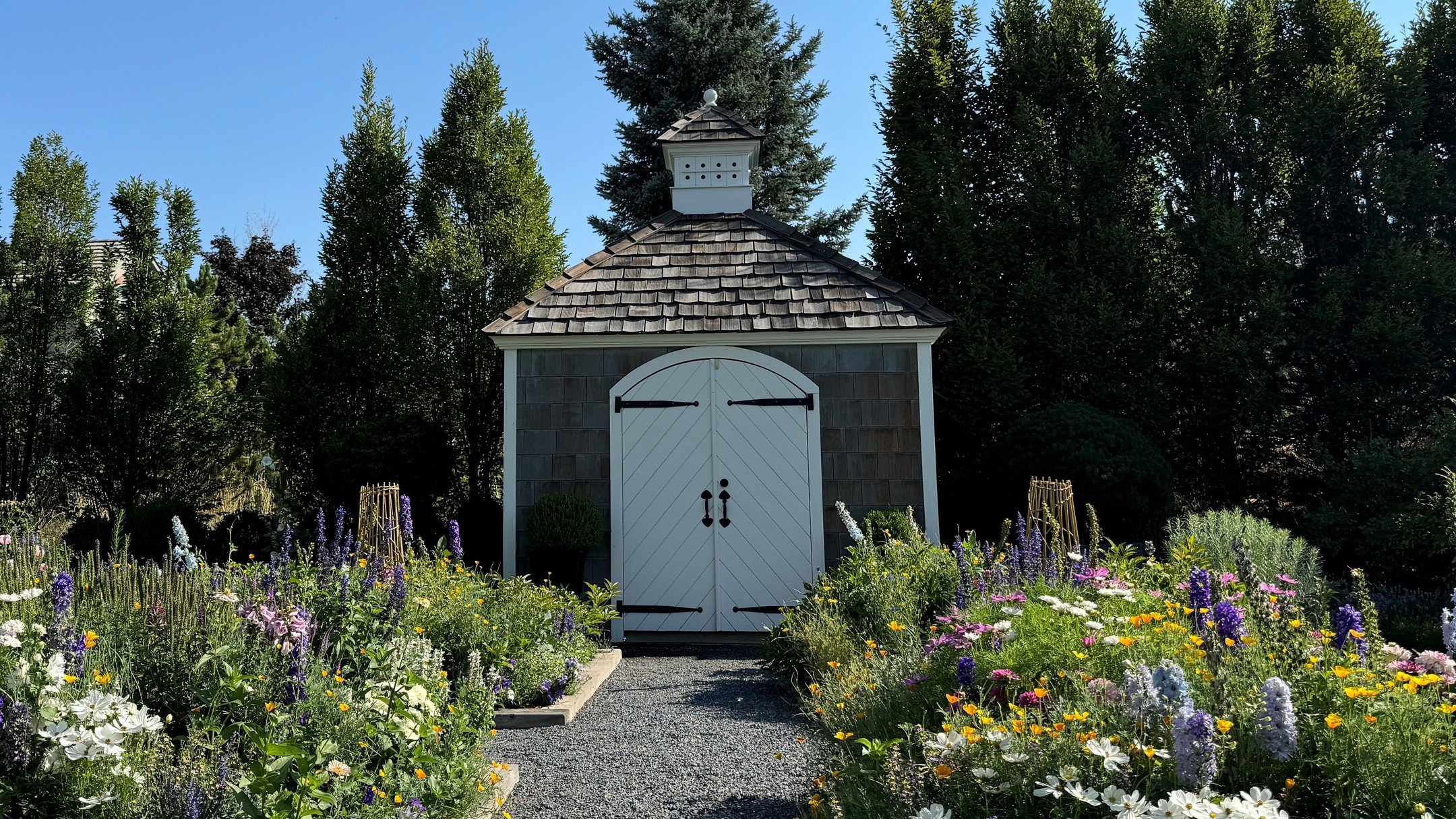 Our client's flower cutting garden is a bouquet of color and texture ready to be brought indoors. 

#cuttinggarden #landscape #utahlandscapers #saltlakecity #landscapedesign #flowers #summer