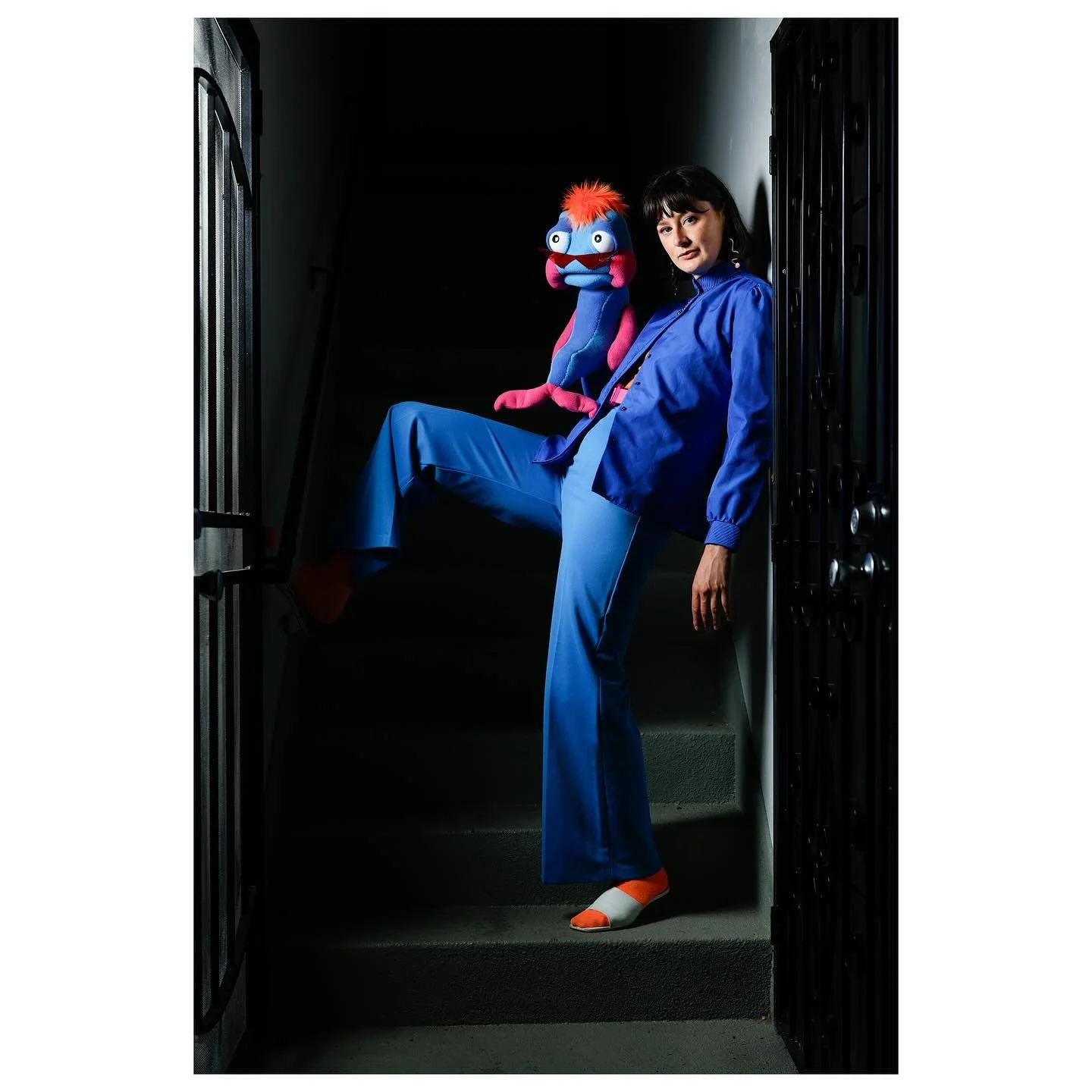 @smookerstition in the workshop making her sardine puppet!

@latimes 

#puppets #sardine #puppetshow #artsandculture