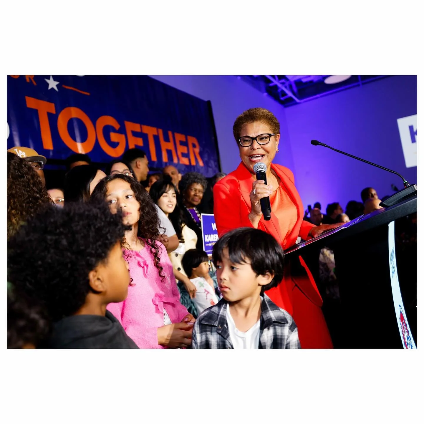 LA Mayor Karen Bass&rsquo; election watch party 2026.

@latimes 

#californiaprimary #election #politics #photojournalism #mayor