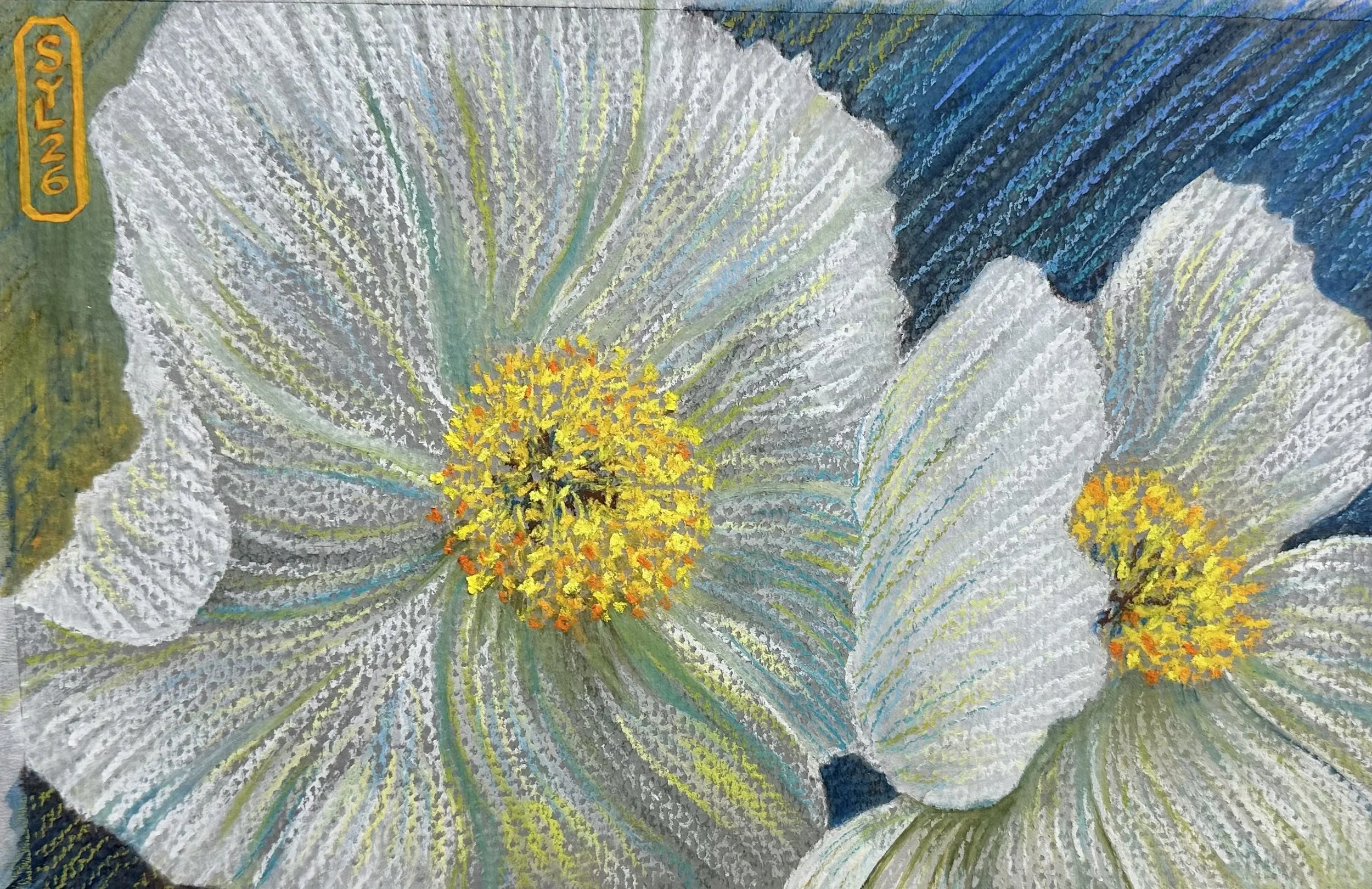 On my easel