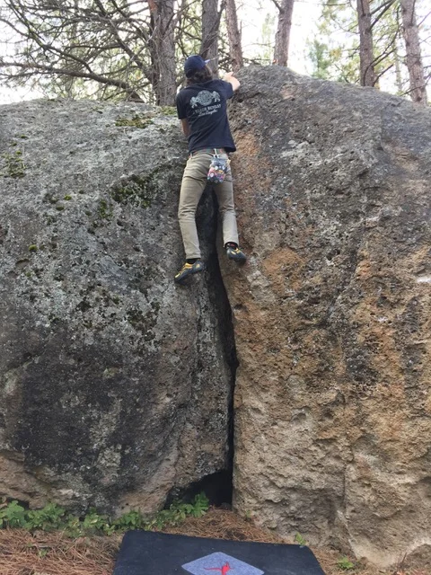 Nearing the edge. Image courtesy of Cameron Cesa.