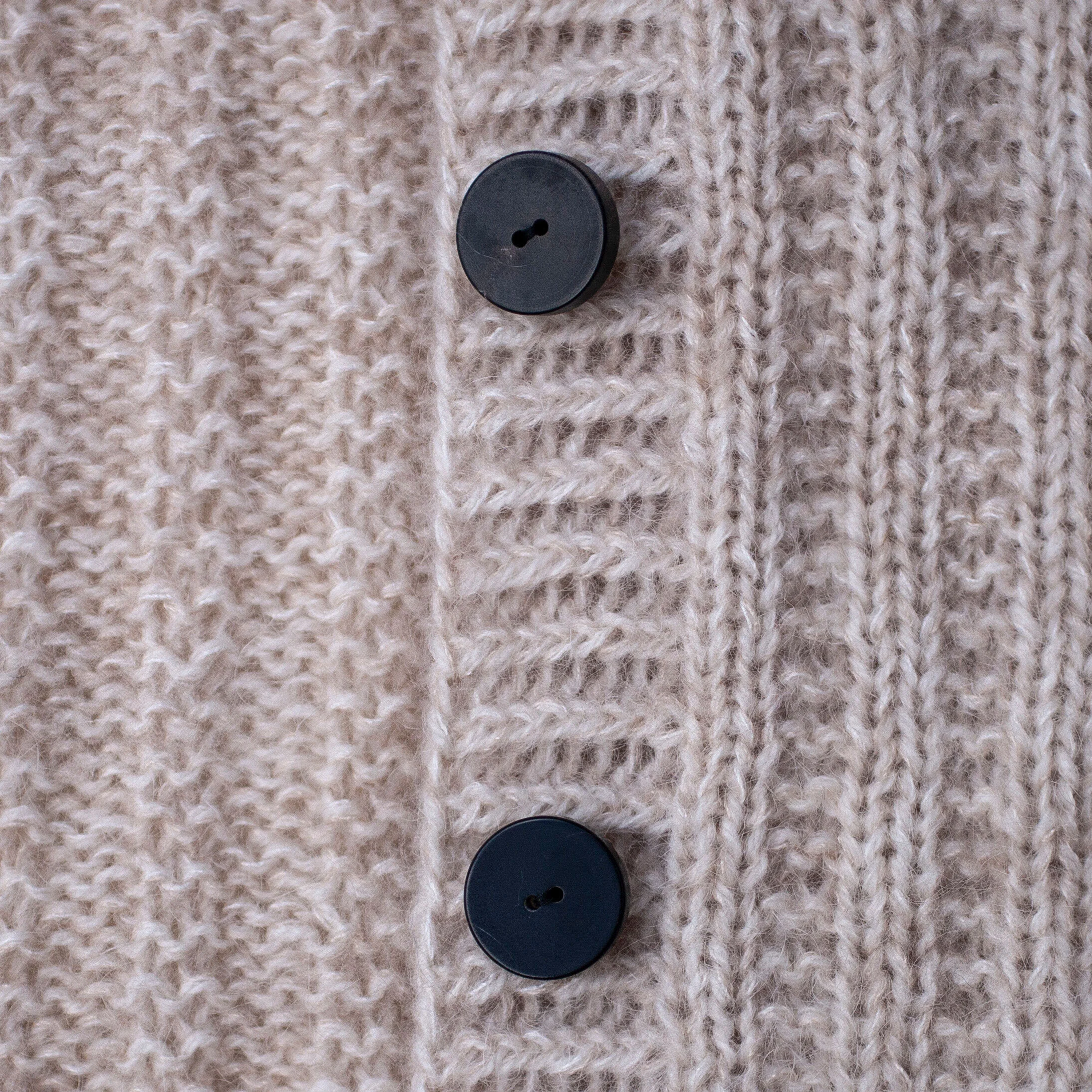 ribbed raglan cardigan