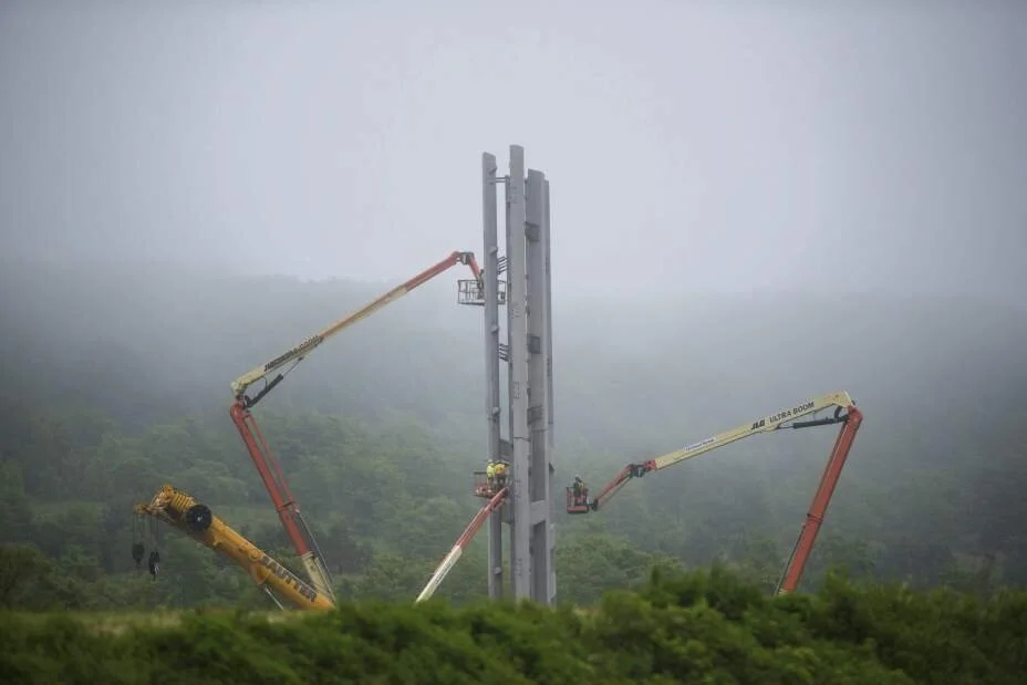 CONSTRUCTION ON THE TOWER OF VOICES CONTINUES