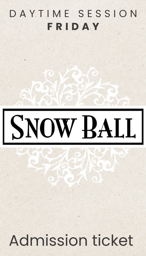 Friday ONLY Spectator Package