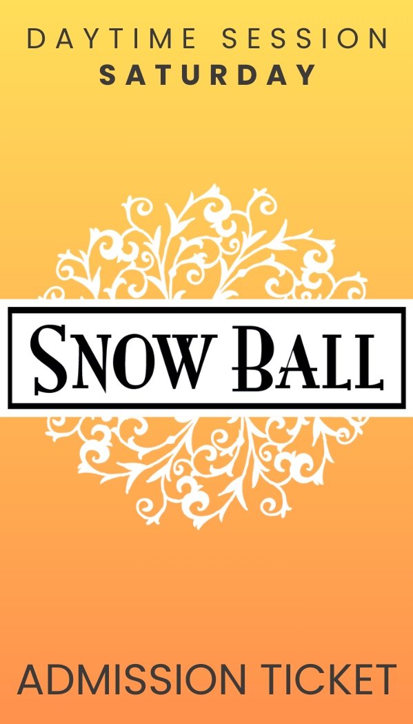 Saturday DAYTIME Spectator Ticket