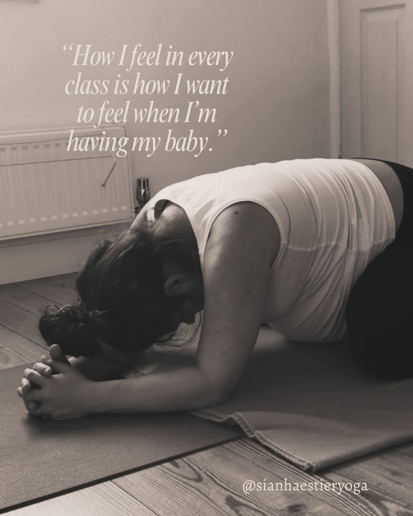 The highest compliment I could ask for, from a yogi mama after last week&rsquo;s midweek @yogaonthelane class. 

These spaces hold an awful lot&hellip; Time to slow down and tend to your changing body. A safe place to connect with your own feelings a