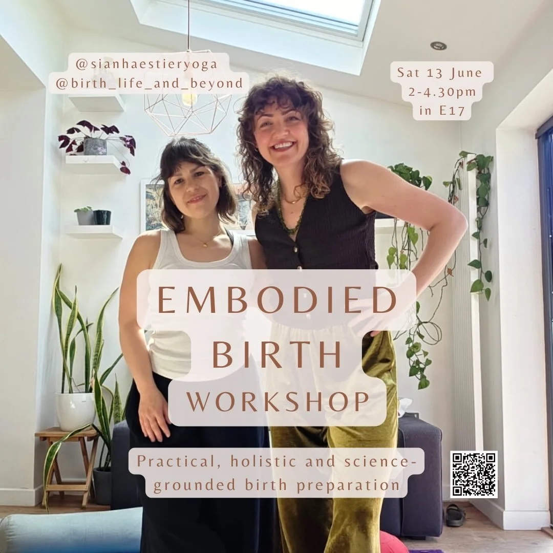 Embodied Birth is our two and half hour workshop designed to dive into your feelings about birthing, and ensure you feel heard and listened to by the incredible circle of your peers and us as your spacer holders. 

We&rsquo;ll learn and share togethe