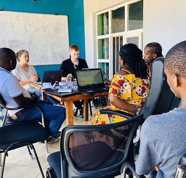 Martyna and Ben from our UK team delivered a incredible session of training on fundraising and budget management helping expand the capacity of our stellar DRC team. 
Photo taken by Technologist Brackley Cassinga
#DRC #RDC #congolese #training #UK