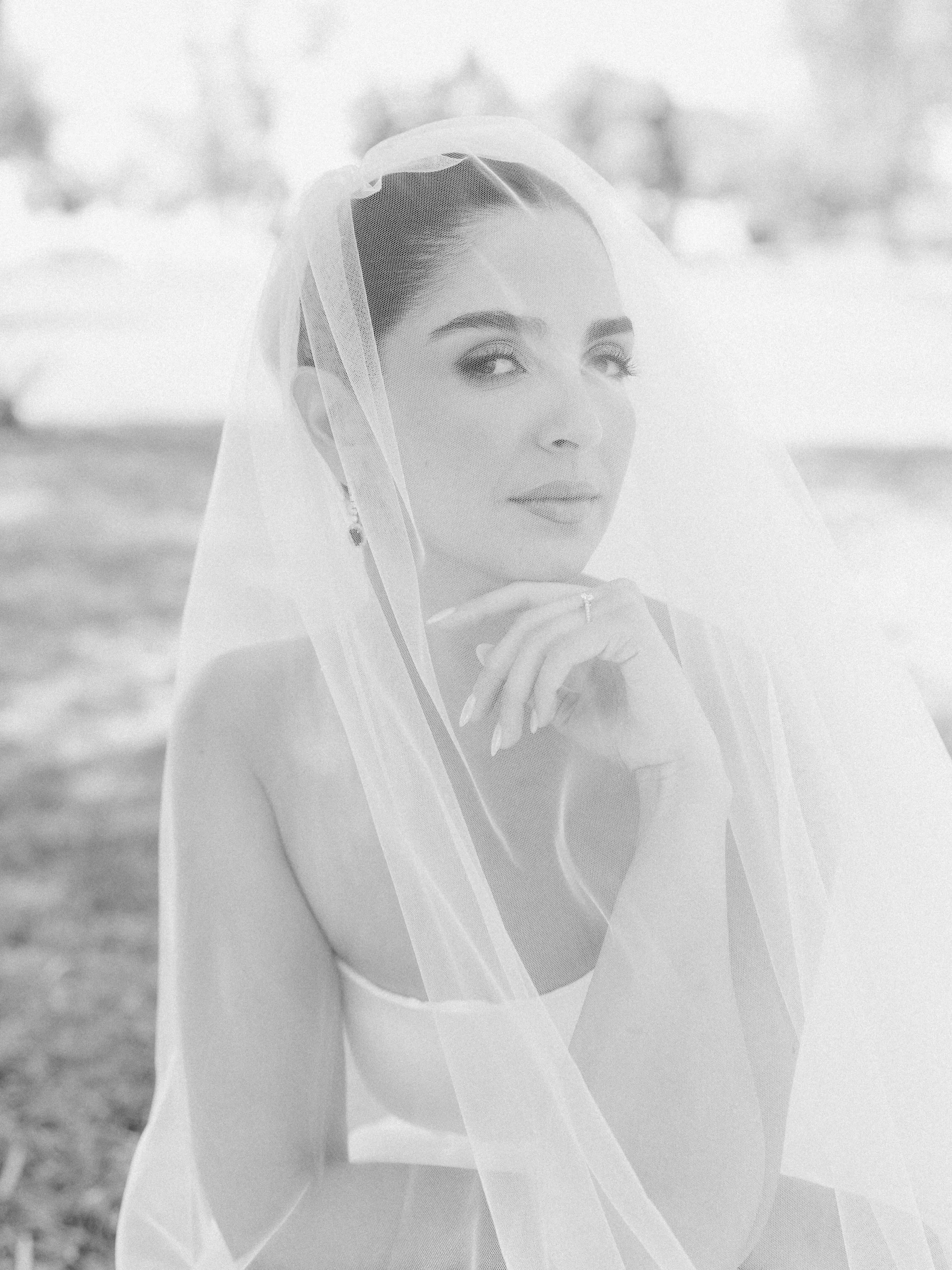 Paloma en nuestro Two tier / 85~300cm / Tul Bon / Ivory / Wedding veil
.
Foto @ricordi.mx