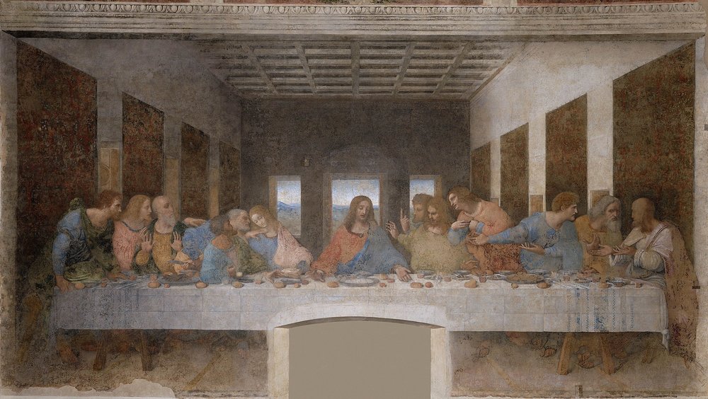 The Last Supper by Leonardo DaVinci (1490)