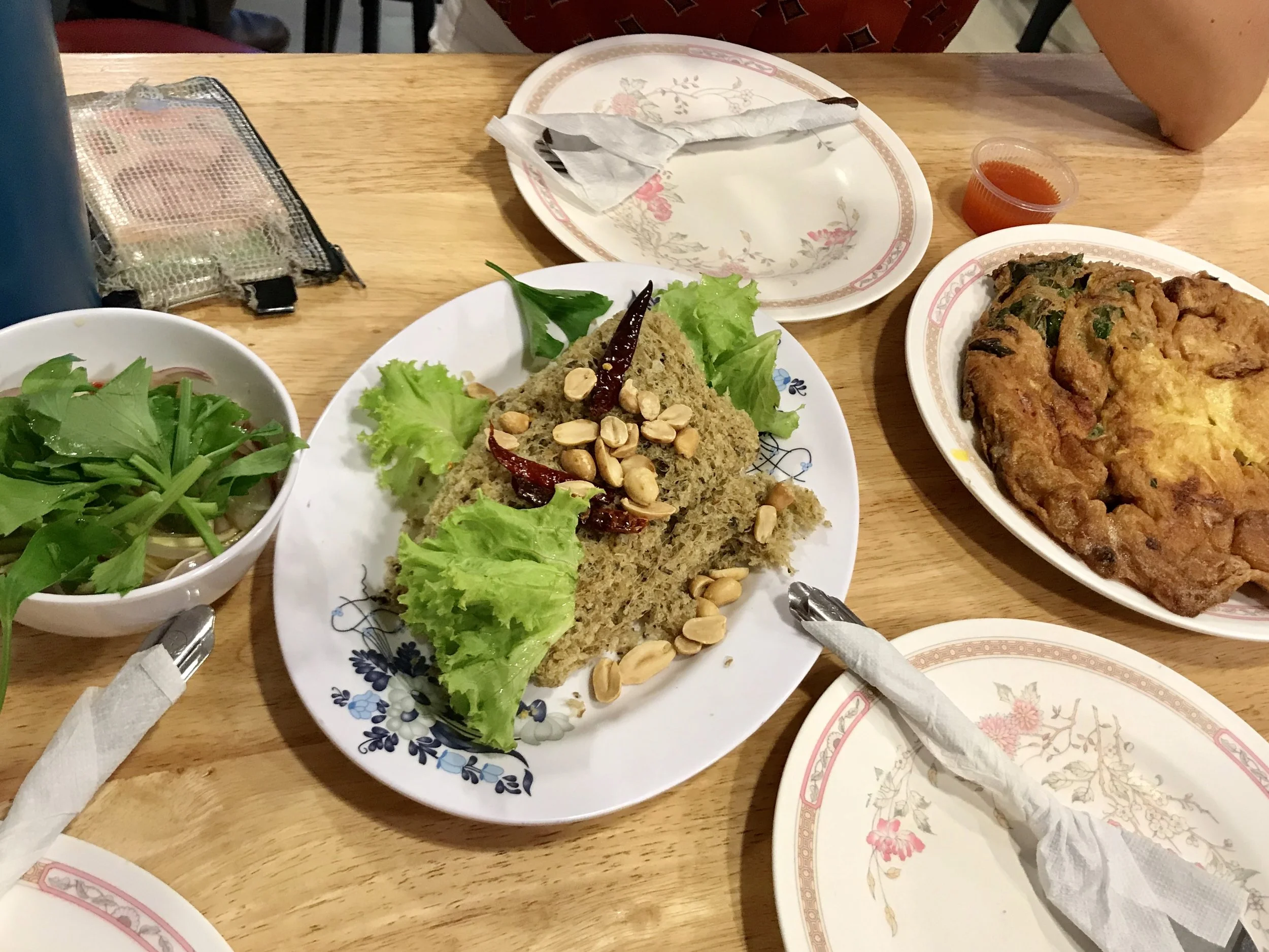 My first lunch with my coworkers.