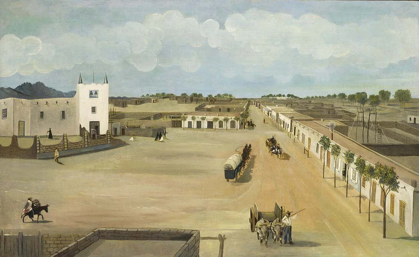 Old Mesilla Plaza, Mesilla, NM, 1869