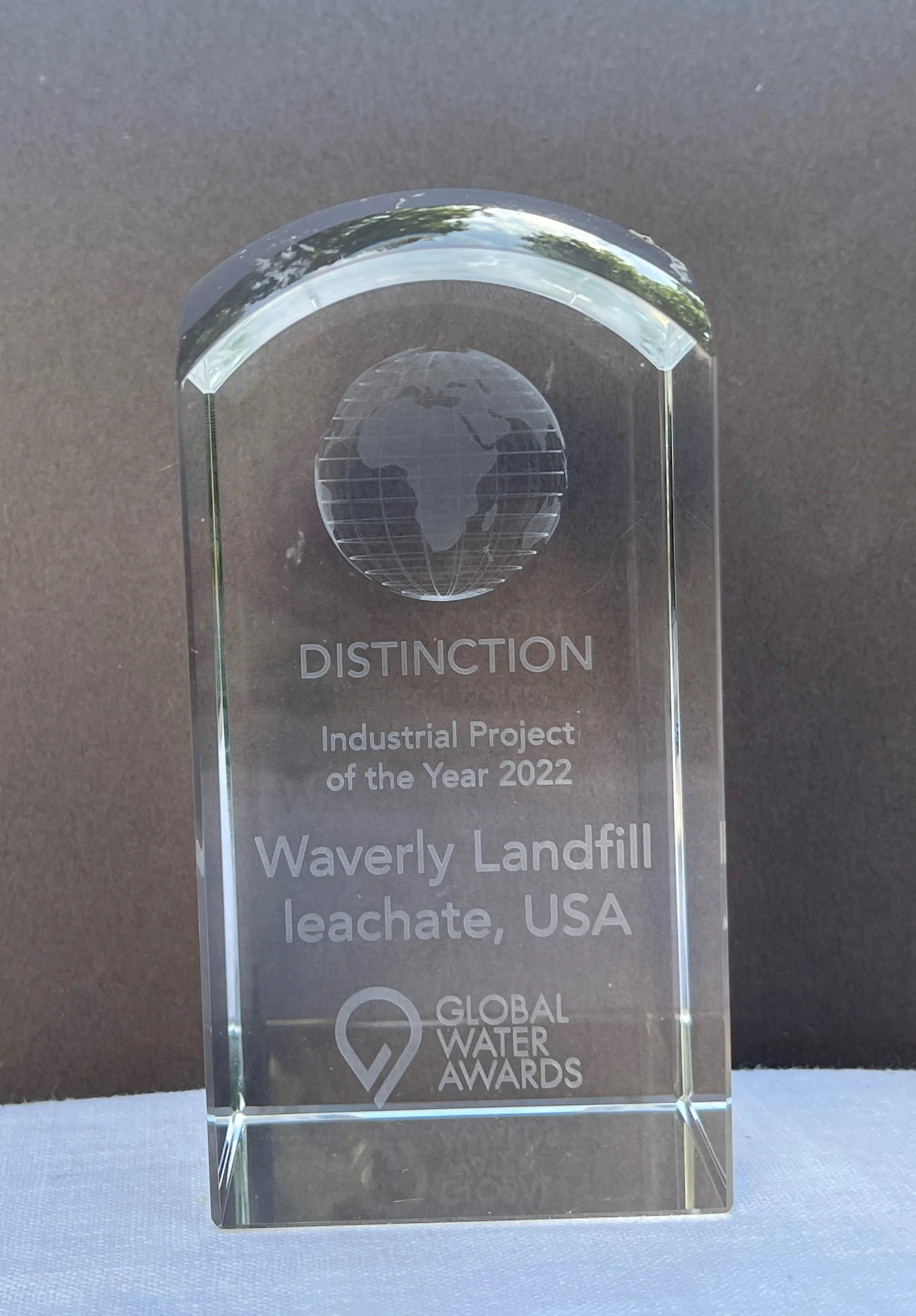 WM's Waverly Landfill RO Concentrate Evaporation Project Wins GWI