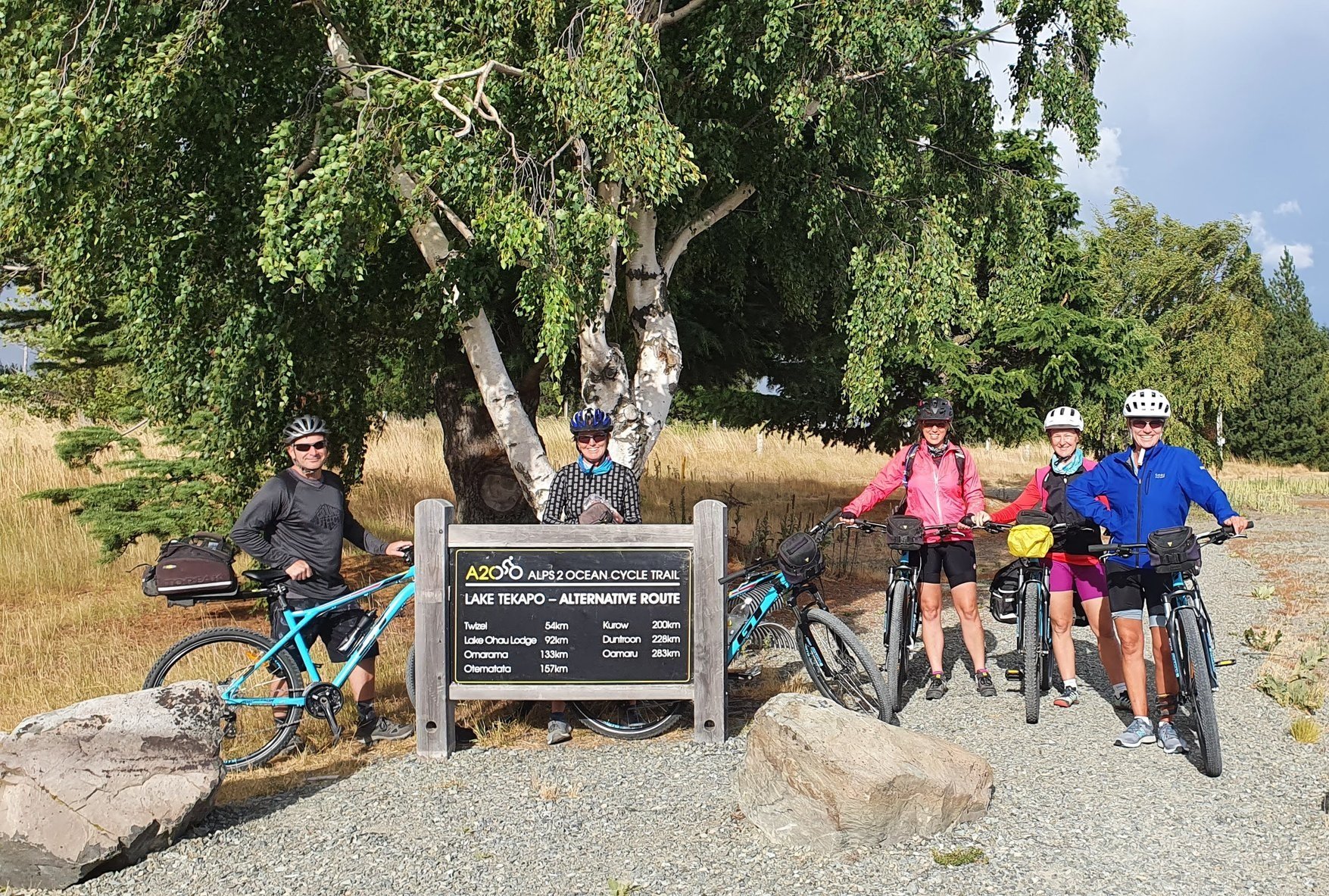  Start your A2O journey from the stunning  lake Tekapo , or a day ride from Tekapo to Twizel. 