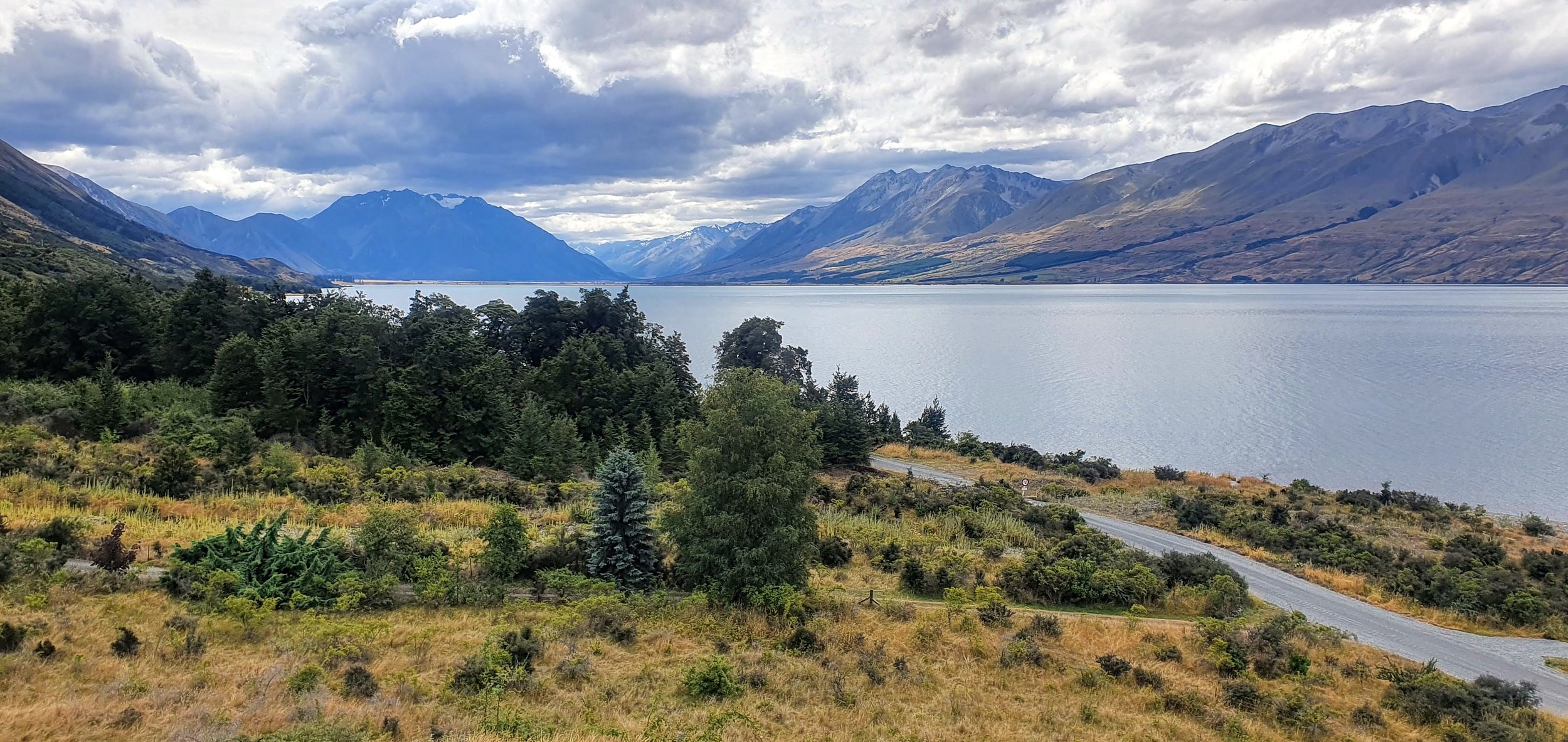 View from Lake Ohau Lodge 