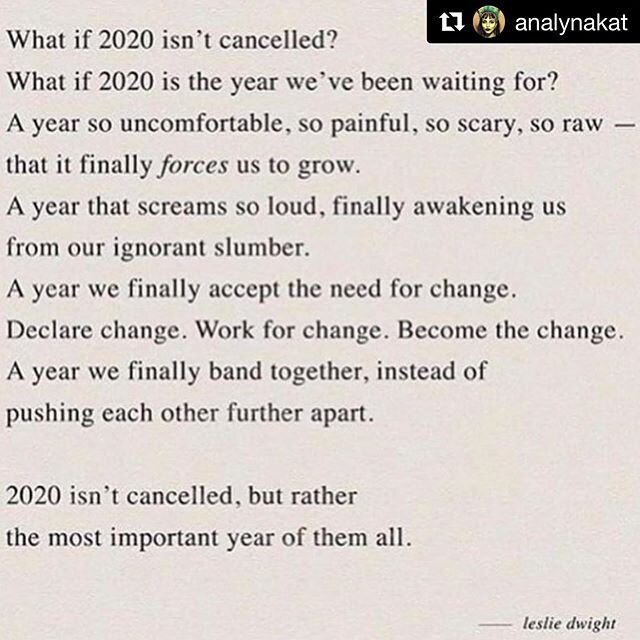 People don't change until they feel the pain - it  has been true in my life, and I've witnessed the same in other people's lives. We are feeling it during this time. What do we want to do about it? Who we are is not a reflection of the world around u