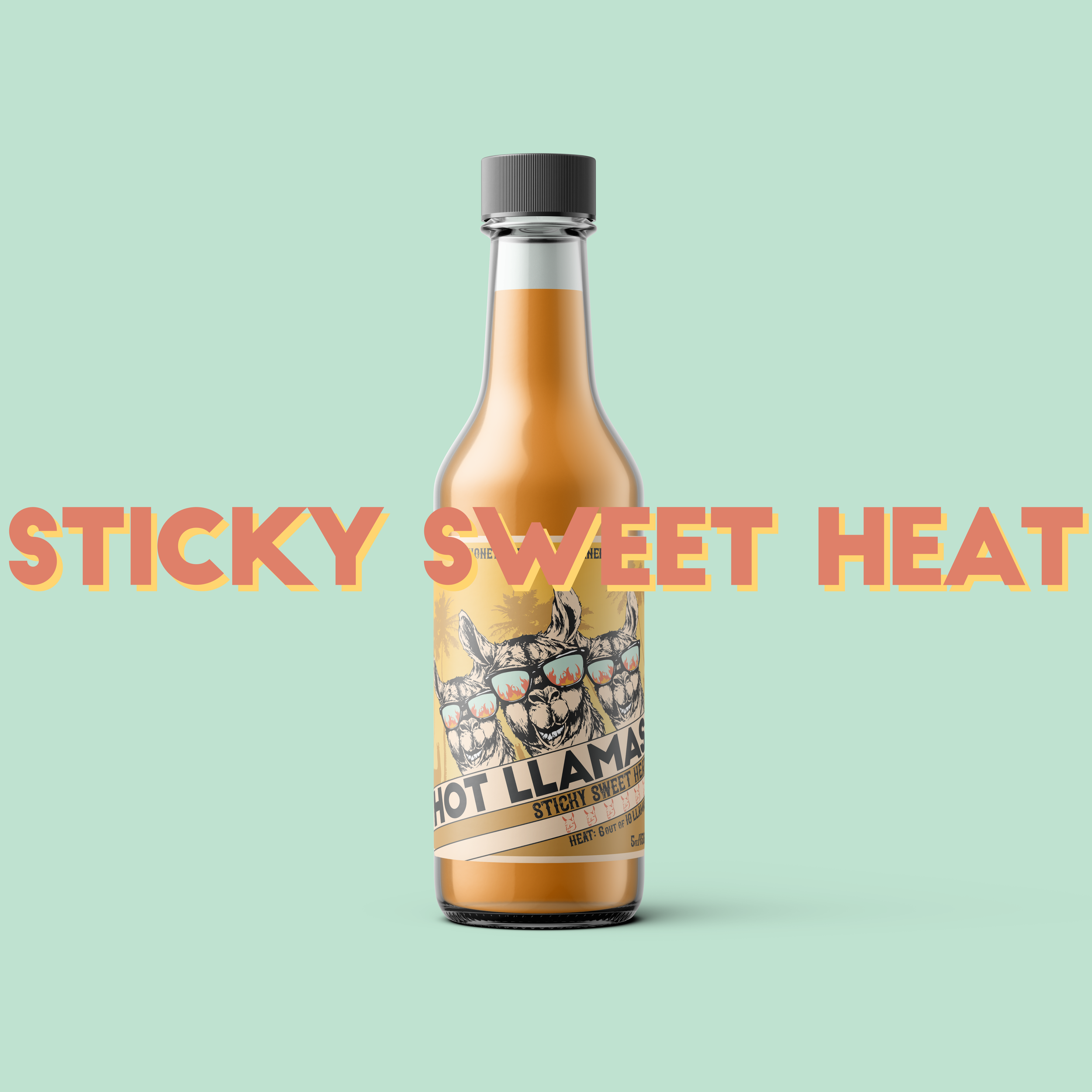 Sticky Sweet Heat - Bottle Mockup (Teal w Wordmark & Drop).png
