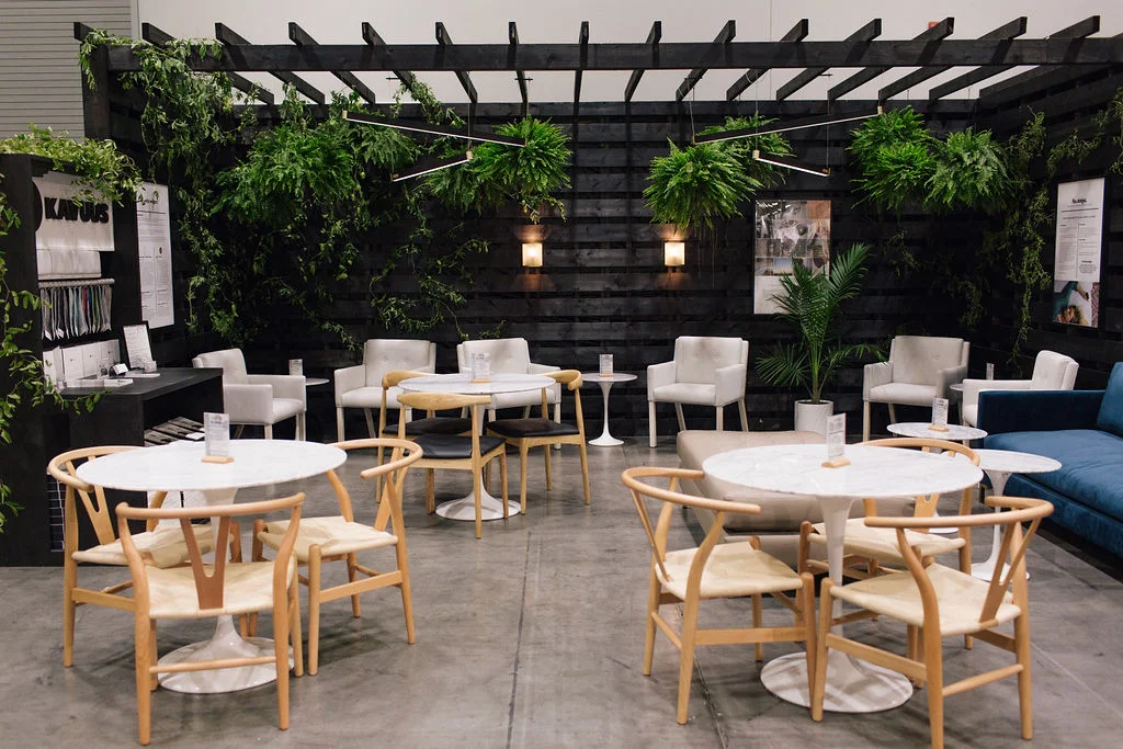 IDS West Cafe | Creative Direction | Designer Furniture | Greenstems | Botanicals