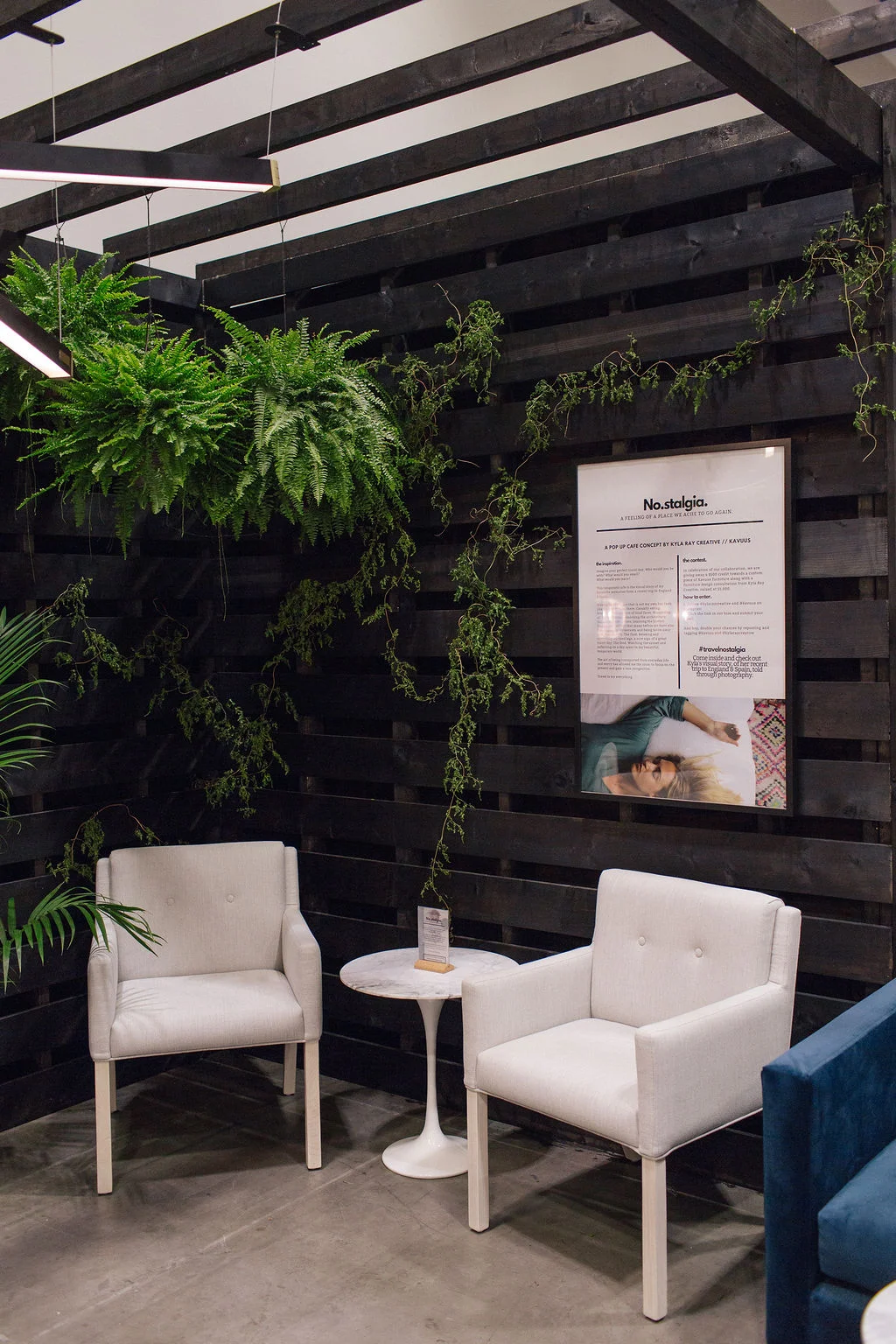 IDS West Cafe | Creative Direction | Designer Furniture | Greenstems | Botanicals