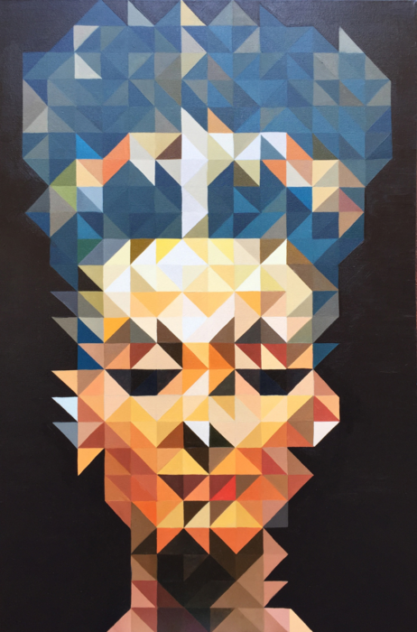 Jamie Martinez Nefertiti, 2016 oil on cotton 36 x 24 “