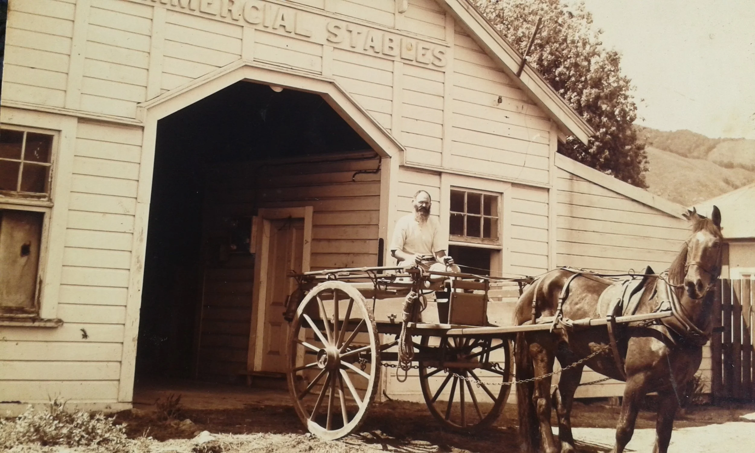 The Commercial Stables used as a Stables in the 1970's.