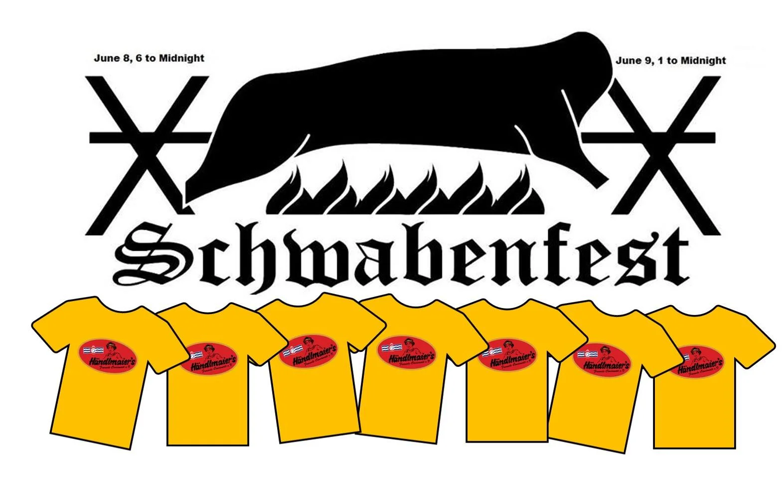 Schwabenfest June 7-8 with the Yellow Shirts