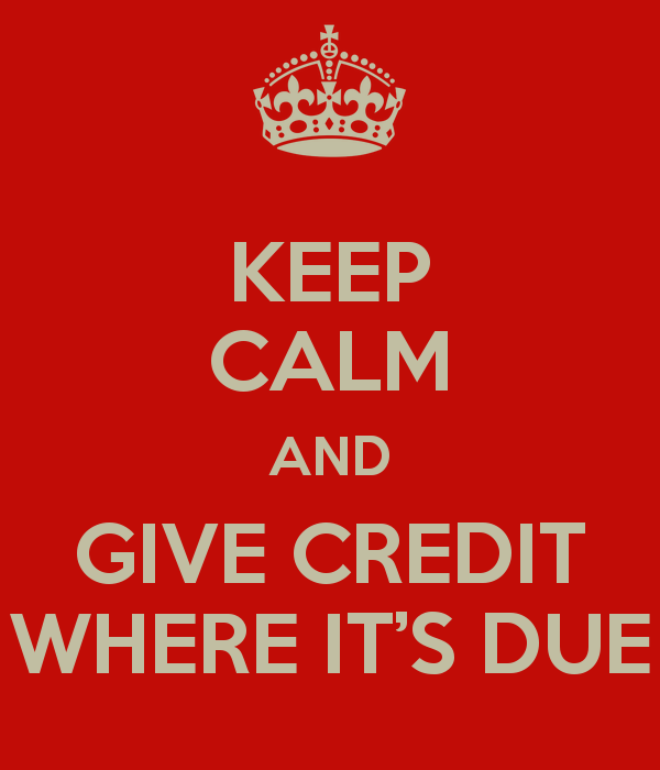 Model 103: Give Credit