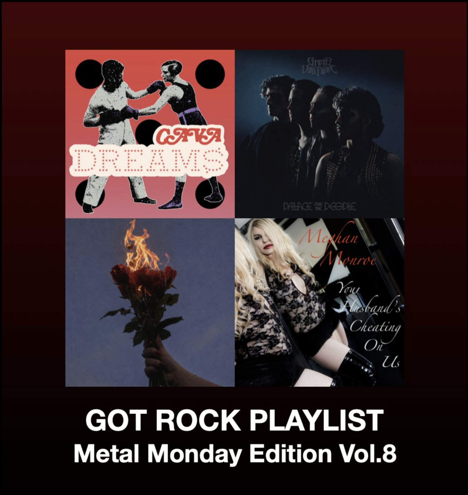 Meghan Monroe Featured on GOT ROCK Playlist