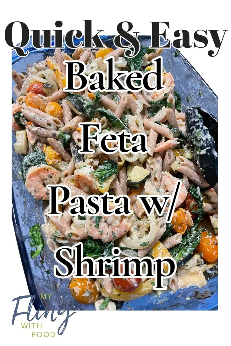 Quick & Easy Baked Feta Pasta with Shrimp