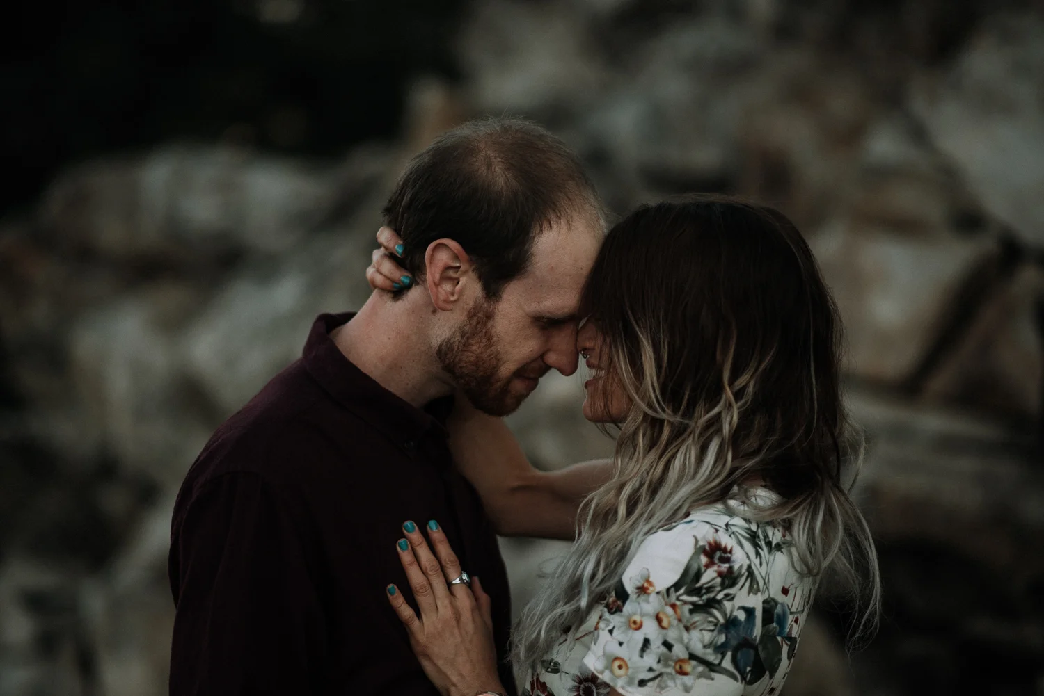  Lake Dillon, Colorado sunset engagement session 