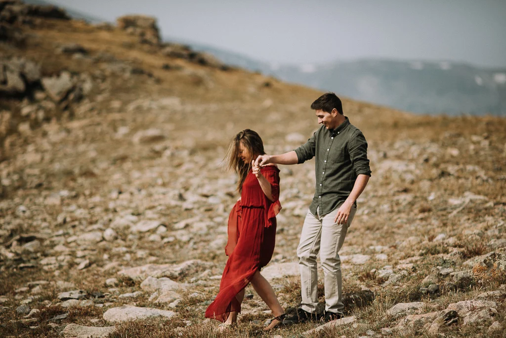  Trail Ridge Road, RMNP anniversary session captured by Alyssa Reinhold. 