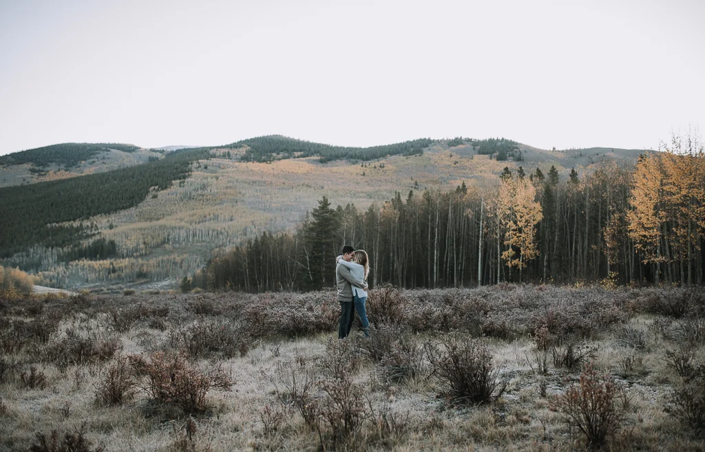  Kenosha Pass, Colorado Engagement Session for Annie and David 