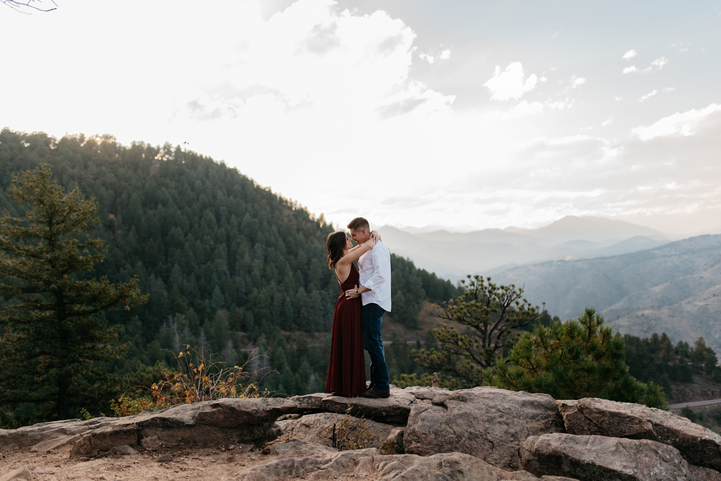  Lookout Mountain, Colorado engagement photography. 